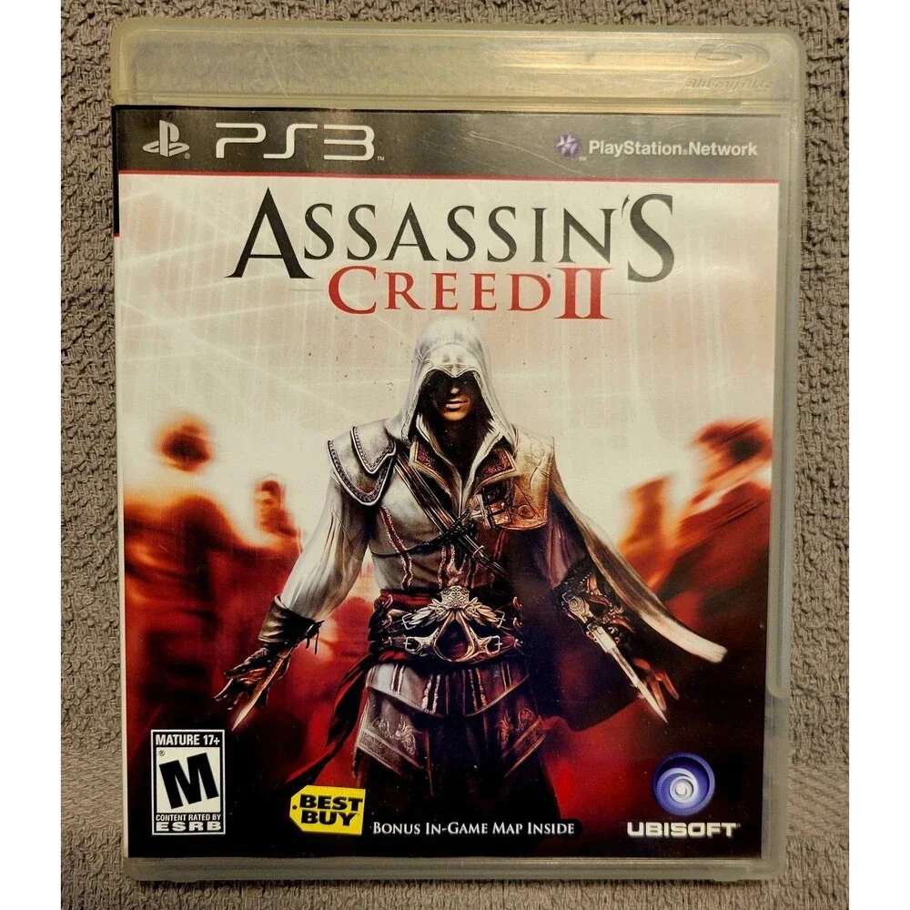 Sony PlayStation 3 PS3: Assassin's Creed II,CIB,CLN DISC,TESTED, FAST SHIPPING